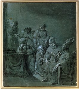 Un Tema Bíblico, siglo XVII de Leonard Bramer