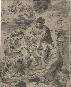 El matrimonio místico de Santa Catalina de Leonard Bramer