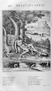 Según la mitología griega, los pigmeos una vez encontraron a Heracles de Leonard Gaultier