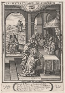 Las Fiestas del Mes de Febrero (Febrero: la Purificación de la Virgen) de Leonard Gaultier