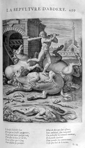 El entierro de Abdère, 1615