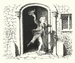 Niñas y niños, salgan a jugar; la luna brilla tan brillante como el día de Leonard Leslie Brooke