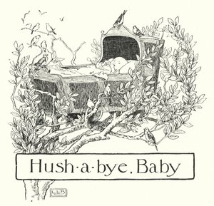 Hush-a-bye, bebé, en la copa del árbol de Leonard Leslie Brooke