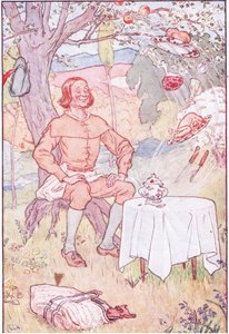Chaqueta roja o el árbol de la nariz, años 1920 de Leonard Leslie Brooke