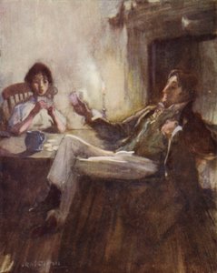 Dick Swiveller y la marquesa de Leonard Raven Hill