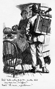 Oh No Señor Un Caballero, c. 1899 de Leonard Raven Hill