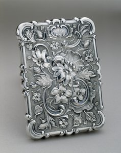 Estuche para tarjetas de visita, c. 1847-1850