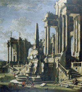 Ruinas imaginarias de Leonardo Coccorante