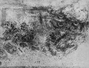 Un diluvio, c1480 de Leonardo da Vinci