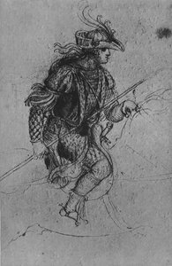 Un joven a caballo de Leonardo da Vinci