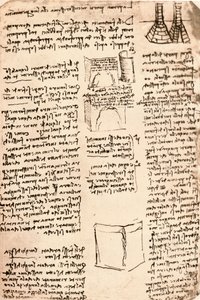 Dibujo arquitectónico, c1472-c1519 de Leonardo da Vinci