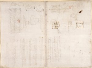 Arundel 263, f.130v, f.133 Página en blanco con diagramas, de 
