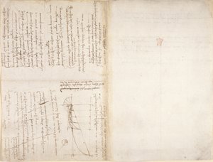 Arundel 263, f.226v, f.229 Notas y diagrama del 