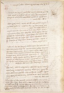 Arundel 263, f.25v Notas y bocetos sobre la erosión causada por el agua, de 