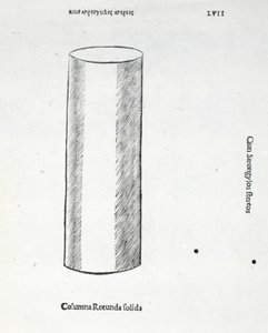 Columna rotunda solida, ilustración de 