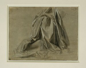 Daperie para una figura de maniquí ... de Leonardo da Vinci