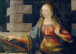 La Anunciación de Leonardo da Vinci