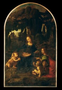 Virgen de las rocas de Leonardo da Vinci
