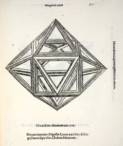 Hexaedro elevado vacío, ilustración de 