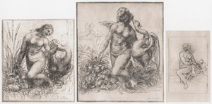 Leda y el cisne, c1504-1506 de Leonardo da Vinci