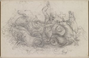 Leonardo da Vinci - Neptuno, c.1504-5 de Leonardo da Vinci