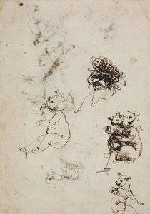 Leonardo da Vinci, objeto 1857.0110.1 - verso (British Museum) de Leonardo da Vinci