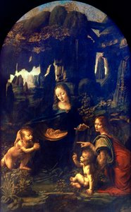 La Virgen de las Rocas, 1482-1486 de Leonardo da Vinci