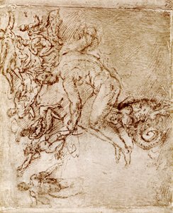 Bocetos a pluma y tinta de Leonardo Da Vinci, 1913 de Leonardo da Vinci