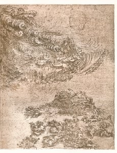 Representación de una tempestad, c1472-c1519, 1883 de Leonardo da Vinci