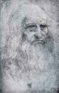 Autorretrato de Leonardo da Vinci, c1512-1515 1954
