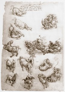 San Jorge y el Dragón de Leonardo da Vinci