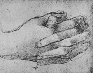 Estudio de Manos Entrelazadas, c1480 1945