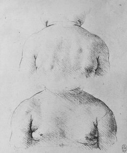 El busto de un infante, vistas frontal y trasera, c1480 1945 de Leonardo da Vinci