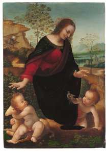 La Madonna y el Niño con el Infante San Juan Bautista de Leonardo da Vinci