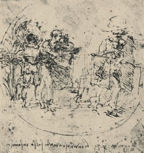El desenmascaramiento de la envidia, c1480 1945 de Leonardo da Vinci