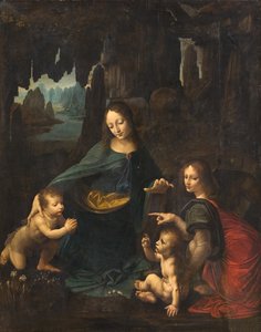 La Virgen de las Rocas de Leonardo da Vinci