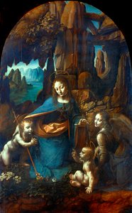 La Virgen de las Rocas, 1491-1519 de Leonardo da Vinci