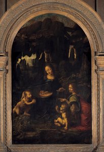 La Virgen, el Niño Jesús, San Juan Bautista y un ángel o “La Virgen de las Rocas” de Leonardo da Vinci