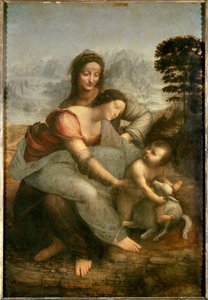 Virgen con el Niño y Santa Ana de Leonardo da Vinci