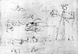 Diseños de Armamento, fol. 40v-a de Leonardo da Vinci