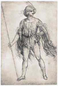 Joven en un disfraz de mascarada, 1506-1507