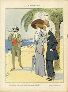 Ilustración de Leonce Burret (1865-1915) en Le Lire de Leonce Burret