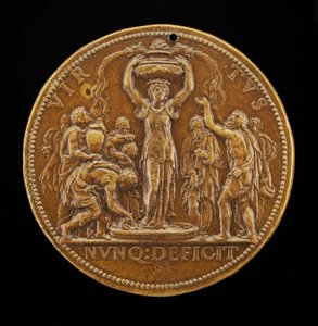 Fuente de las Ciencias [reverso] de Leone Leoni
