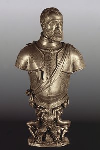 Busto retrato del Emperador del Sacro Imperio Romano Carlos V (1500-58)