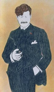 Caricatura de Georges Feydeau (1862-1921)