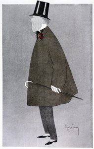Retrato cómico de Jacques Doucet en “Fantasio”