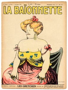 Portada de La Baionnette, Satírico en Colores