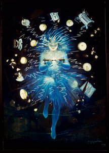 Boceto de cartel para un electrodoméstico de Leonetto Cappiello