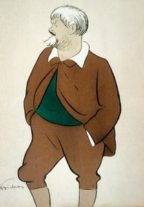Jean Richepin (1849-1926) poeta francés, dibujo de Cappiello de Leonetto Cappiello