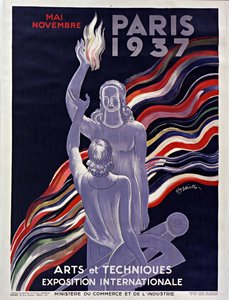 Cartel de la Exposición Internacional de 1937 en París, 1937